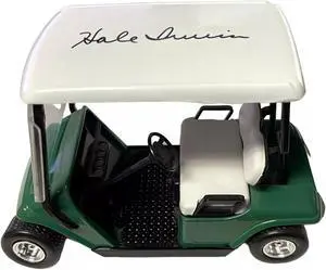 Hale Irwin signed SpecCast 1/16 Scale Golf Cart Die Cast Coin Bank NIB COA (RARE)
