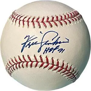 Fergie Jenkins signed Official Rawlings Major League Baseball HOF 91- COA (Chicago Cubs/HOF)