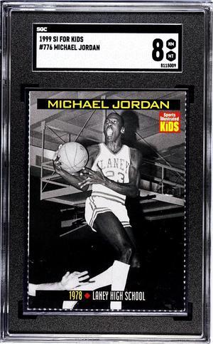 Michael Jordan 1999 Sports Illustrated for Kids Card #776- SGC Graded 8 NM-MT (Lainey High School/HOF)