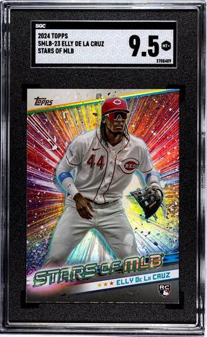 Elly De La Cruz 2024 Topps Stars of the MLB Rookie Card (RC) #SMLB-23- SGC Graded 9.5 Mint+ (Cincinnati Reds)