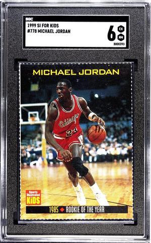 Michael Jordan 1999 Sports Illustrated for Kids Card #778- SGC Graded 6 EX-NM (Chicago Bulls/HOF)