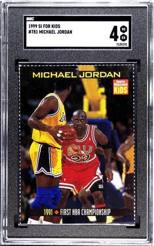 Michael Jordan 1999 Sports Illustrated for Kids Card #781- SGC Graded 4 VG-EX (Chicago Bulls/HOF)