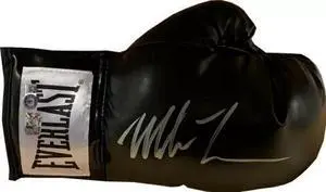 Mike Tyson signed Black Everlast Right Boxing Glove- Beckett/Tyson/Fiterman Hologram