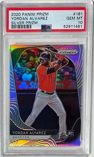 2X-Jordan Alvarez Rookie Chrome Refractor And Base PSA 9 Mint shops Astros