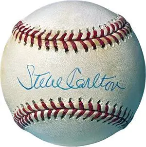 Steve Carlton signed Official Rawlings RONL National League Baseball tone spots- COA (Cardinals/Phillies/HOF/10XAS/4XCY/2XWSC)