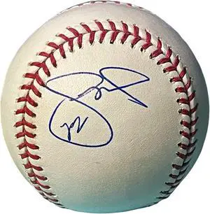 Jason Heyward signed Official Rawlings Major League Baseball #22- COA (Cubs/Braves/Dodgers/5XGG/2010AS/WSC/Side Panel Sig)