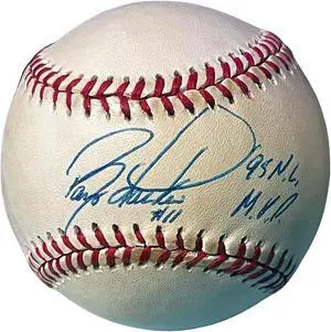Mike Schmidt signed Official Rawlings RONL National League Baseball tone spot- COA (Phillies/HOF/12XAS/10XGG/3XNLMVP/548HR)
