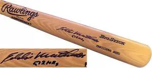 Eddie/Ed Mathews Signed Rawlings Big Stick Pro Model Bat w/ 512 HRS -Beckett Rev (Braves/HOF)