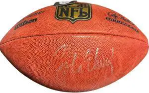 John Elway signed Official Wilson Leather NFL Duke Gameday Football #7  Beckett (Denver Broncos/HOF/SB MVP- 2X CHAMP)