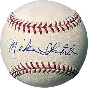 Mike Ilitch signed Official Rawlings Major League Baseball- Beckett Review (Tigers-Red Wings Owner/Little Caesars)