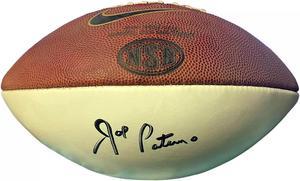 Joe Paterno signed Nike NSB Logo Full Size White Panel Football Beckett Review Penn State HOF Coach