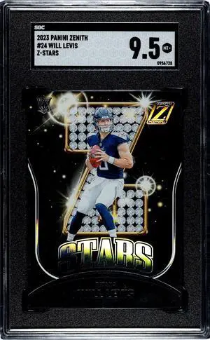 Will Levis 2023 Panini Zenith Z-Stars Rookie Card (RC) #24- SGC Graded 9.5 Mint+ (Tennessee Titans)