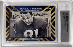 Andy Robustelli signed 2022 Leaf Hall of Fame Cut Edition- Leaf Encapsulated (LA Rams/NY Giants/HOF)