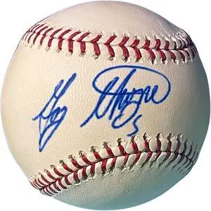 Gary Thorne signed Official Rawlings Major League Baseball imperfect- COA (Orioles/ESPN/ABC/WWE Sportscaster)