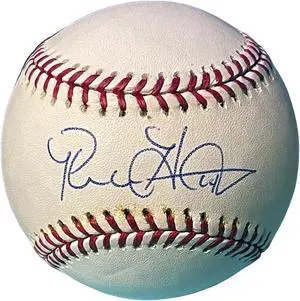 Pedro Alvarez signed Official Rawlings Major League Baseball #24 minor tone- COA (Pirates/Orioles/2013 All-Star)