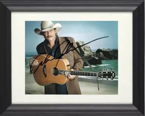 Alan Jackson signed 8x10 Photo Custom Framing Imperfect Beckett Review (Country Singer/Songwriter/HOF)