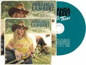 Miranda Lambert signed 2024 Postcards From Texas CD Signed 4x4 Art Insert Auto/Booklet/Case- COA