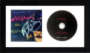 LL Cool J signed 2023-24 The Force CD signed 5x5 Art Insert Auto/Booklet 6.5x12 Custom Framing- COA