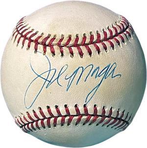 Joe Morgan signed Official Rawlings RONL National League Baseball tone spots- COA (Reds/HOF/Big Red Machine/10XAS)