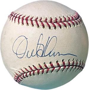Dusty Baker signed Official Rawlings Major League Baseball '04- COA (Giants/Cubs/Reds/2XAS/2X WS Champs)