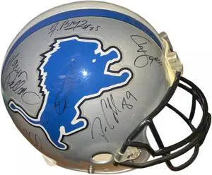 2006 Detroit Lions Team signed OFC Proline Helmet 15 Sigs- Beckett (Jon Kitna/Dan Campbell/Shaun Rodgers/Hanson/Sims)