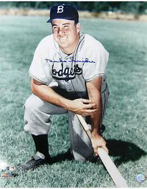 Duke Snider signed Brooklyn Dodgers 16x20 Photo- JSA Hologram (color on knee-deceased)
