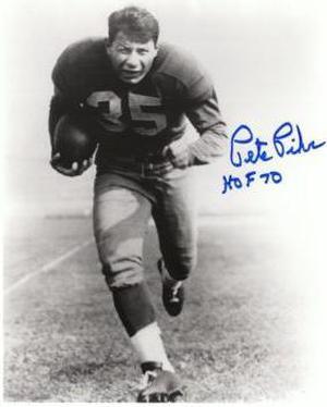Athlon CTBL-001645C Pete Pihos Signed Philadelphia Eagles HOF 8 x 10 Photo