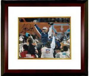 Athlon CTBL-MW11722 Tony Dungy Signed Indianapolis Colts 8 x 10 Photo SB XLI Carryoff Custom Framed - Steiner Hologram