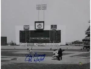 Jim Bunning signed Philadelphia Phillies 8X10 B&W Photo PG 6/21/64