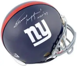 Frank Gifford signed New York Giants TB Replica Mini Helmet HOF 77