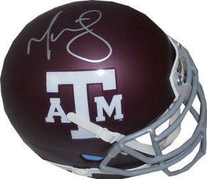 Athlon CTBL-013729 Martellus Bennett Signed Texas A&M Aggies Authentic Schutt Mini Helmet