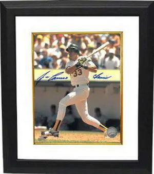 Jose Canseco signed Oakland A's 8x10 Photo Custom Framed Chemist