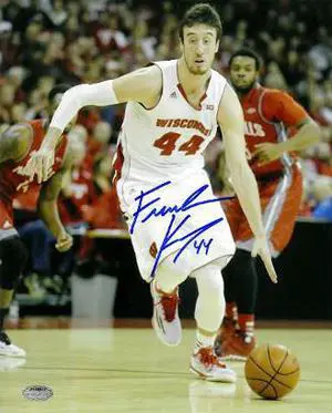 Athlon CTBL-016520 Frank Kaminsky Signed Wisconsin Badgers Photo - Jersey - White - 16 x 20