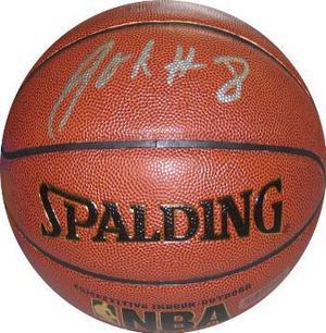 Athlon CTBL-016870 Jahlil Okafor Signed Indoor & Outdoor NBA Spalding Basketball No.8 - Philadelphia 76ers