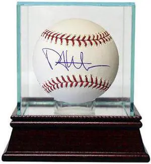 Philip Hughes signed Official Major League Baseball w/ Glass Case (Twins/Yankees)