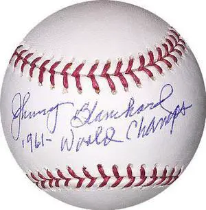Johnny Blanchard signed Official Major League Baseball 1961 World Champs (New York Yankees) (deceased)