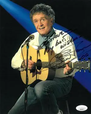 Whisperin' Bill Anderson signed Country Music Hall of Fame Color 8x10 Photo To Steve My Best Wishes- JSA Hologram #DD90874