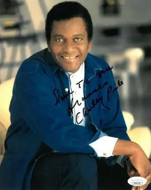 Charley Pride signed 8x10 Photo Love to You Frances- JSA Hologram #DD64746