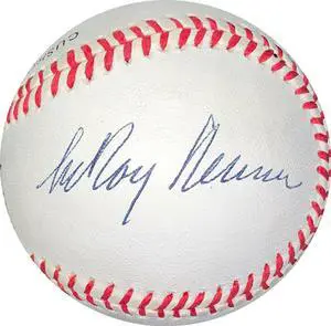 LeRoy Neiman signed RONL Rawlings Official National League Baseball- JSA Hologram #EE41702 (Artist/Painter)
