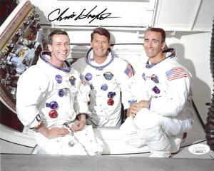 Chris/Christopher Kraft signed 1st NASA Flight Director 8x10 Photo- JSA Hologram #EE62175 (Apollo 13/Gemini/Mercury)