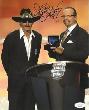 Richard Petty signed NASCAR Hall of Fame Induction 8X10 Photo- JSA Hologram #DD39305