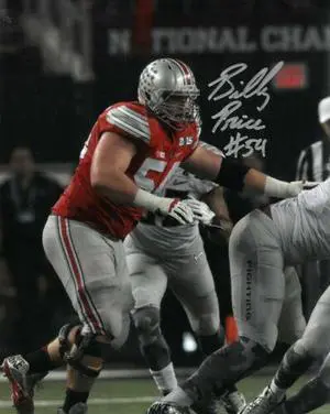 Billy Price signed Ohio State Buckeyes 8x10 Photo #54 (vertical)