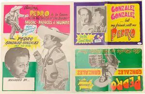 Pedro Gonzalez Gonzalez signed 34x22 Vintage Poster Say The Secret Word Groucho- Folded- Pristine Condition- To Derryl Wood- JSA