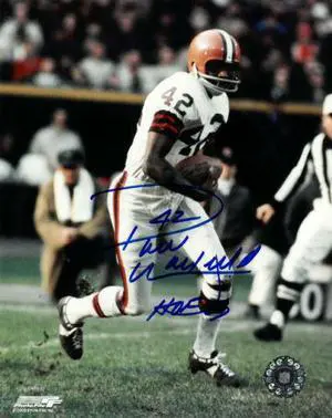 Paul Warfield signed Cleveland Browns Vintage 8x10 Photo #42 HOF 83