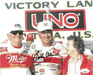 Bobby Allison signed NASCAR Victory Lane 8x10 Photo- JSA Hologram #DD39380