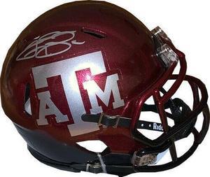 Johnny Manziel signed Texas A&M Aggies Riddell Speed Mini Helmet (Heisman)- JSA Witnessed Hologram