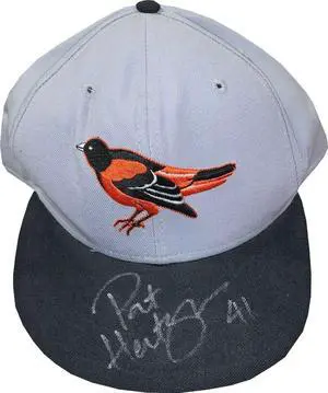 Pat Hentgen signed Baltimore Orioles Authentic MLB New Era Pro Model Wool Cap #41- JSA Hologram #EE63140 (Cy Young)