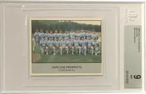1988 Cape Cod Prospects Chatham A's Ballpark Card #23- Jeff Bagwell- Beckett Graded 9 Mint