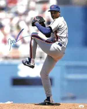 Doc/Dwight Gooden signed New York Mets 16x20 Photo- JSA Hologram (gray jersey)