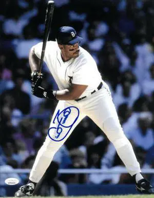 Cecil Fielder signed Detroit Tigers 11X14 Photo- JSA Witnessed Hologram
